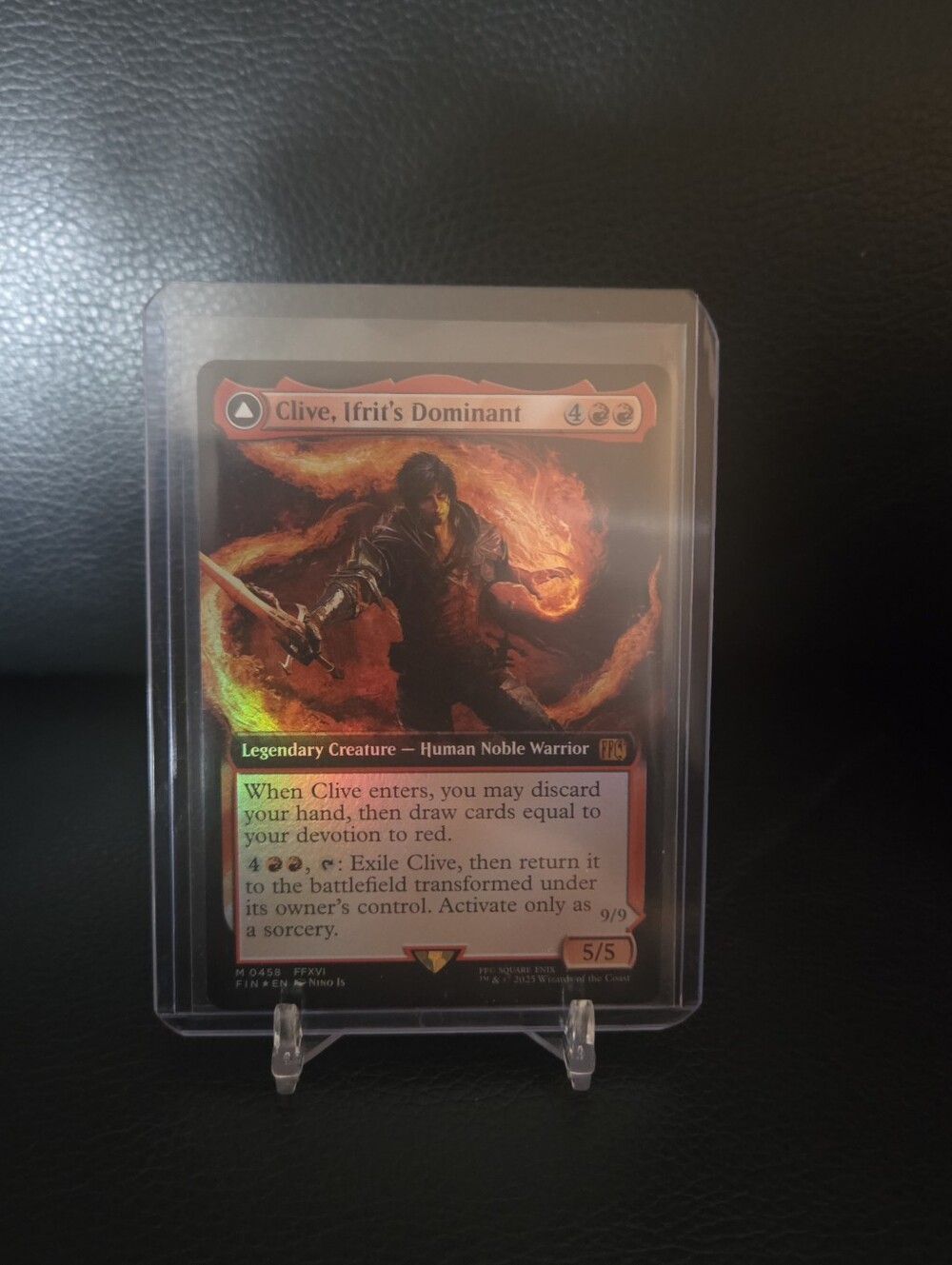 Magic the Gathering Clive, Ifrit's Dominant - Red Legendary Creature Card